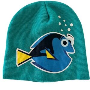Disney Pixar Finding Dory‎ Teal Blue Fish Beanie Hat Kids OSFM